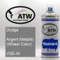 Preview: Dodge, Argent Metallic (Wheel Color), VSE-W: 400ml Sprühdose, von ATW Autoteile West.